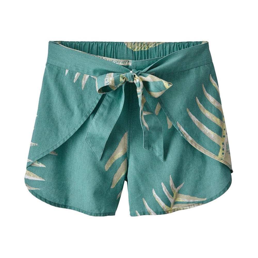 Patagonia Women's‎ W's Garden Island Shorts New W/O Tag Size Small Blue Hawaiian
